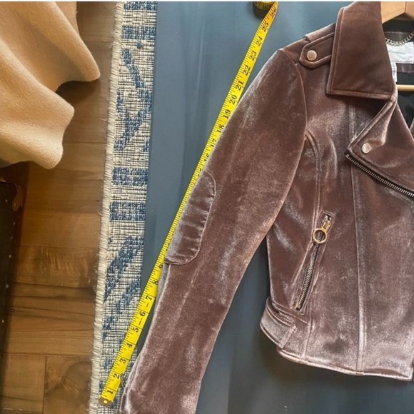 Pink Suede Bomber Jacket - Picture 10 of 11